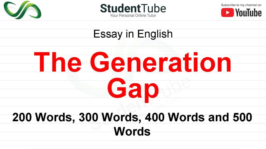 speech on generation gap