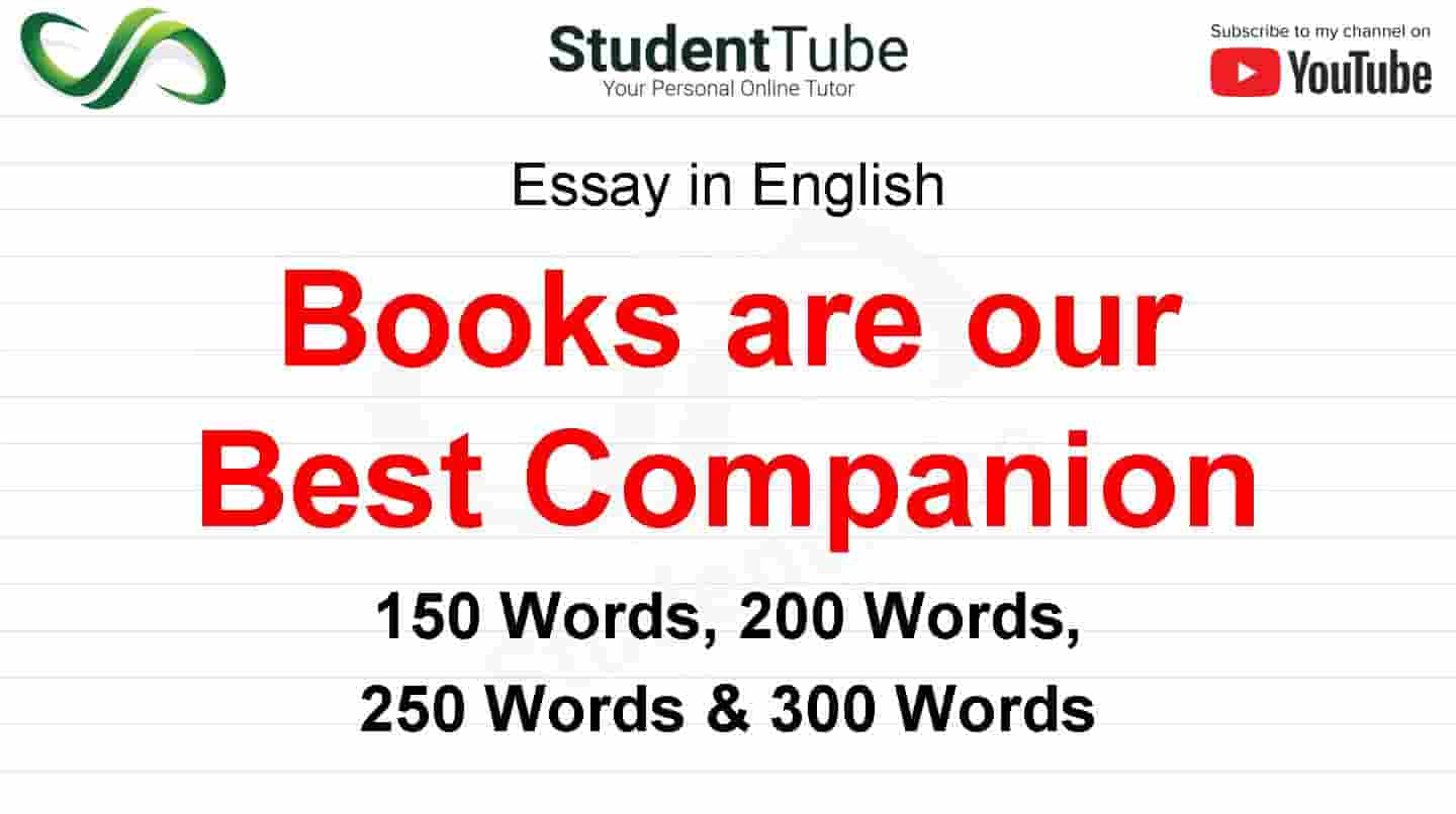 essay on books are our best companion