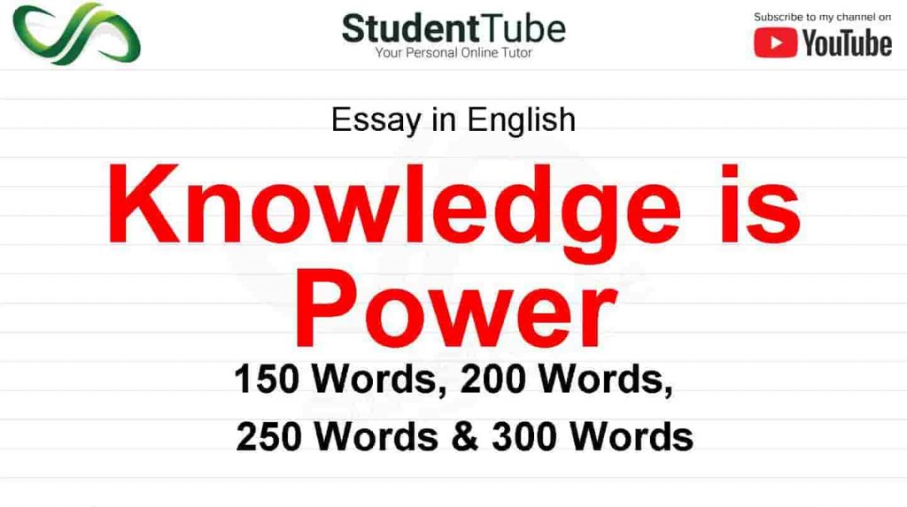 Knowledge is Power Essay