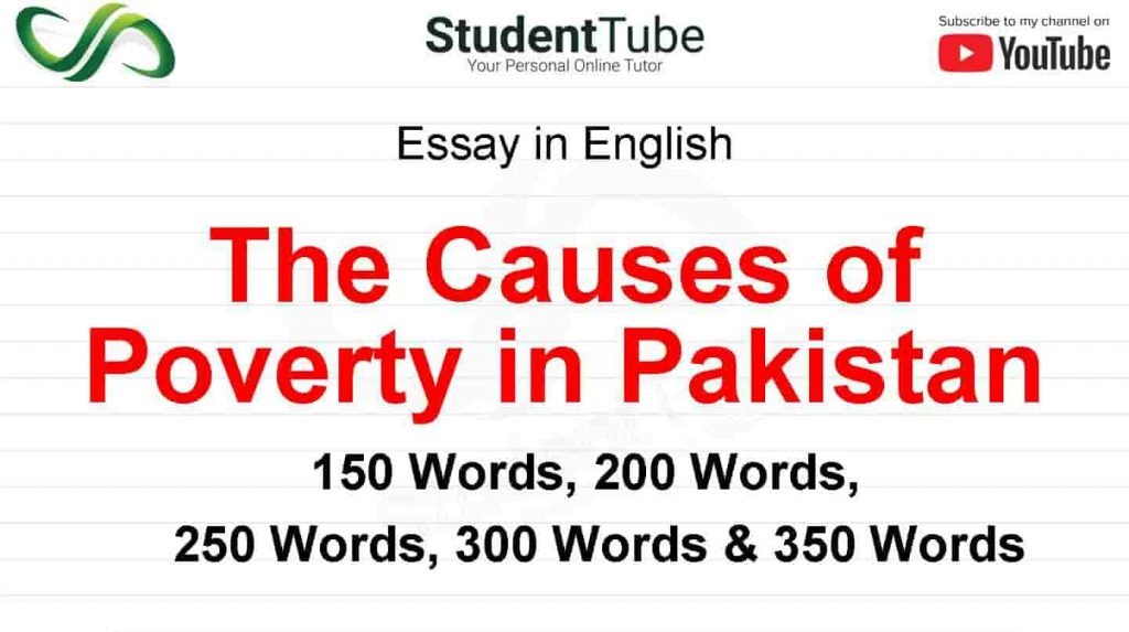 The Causes of Poverty in Pakistan Essay