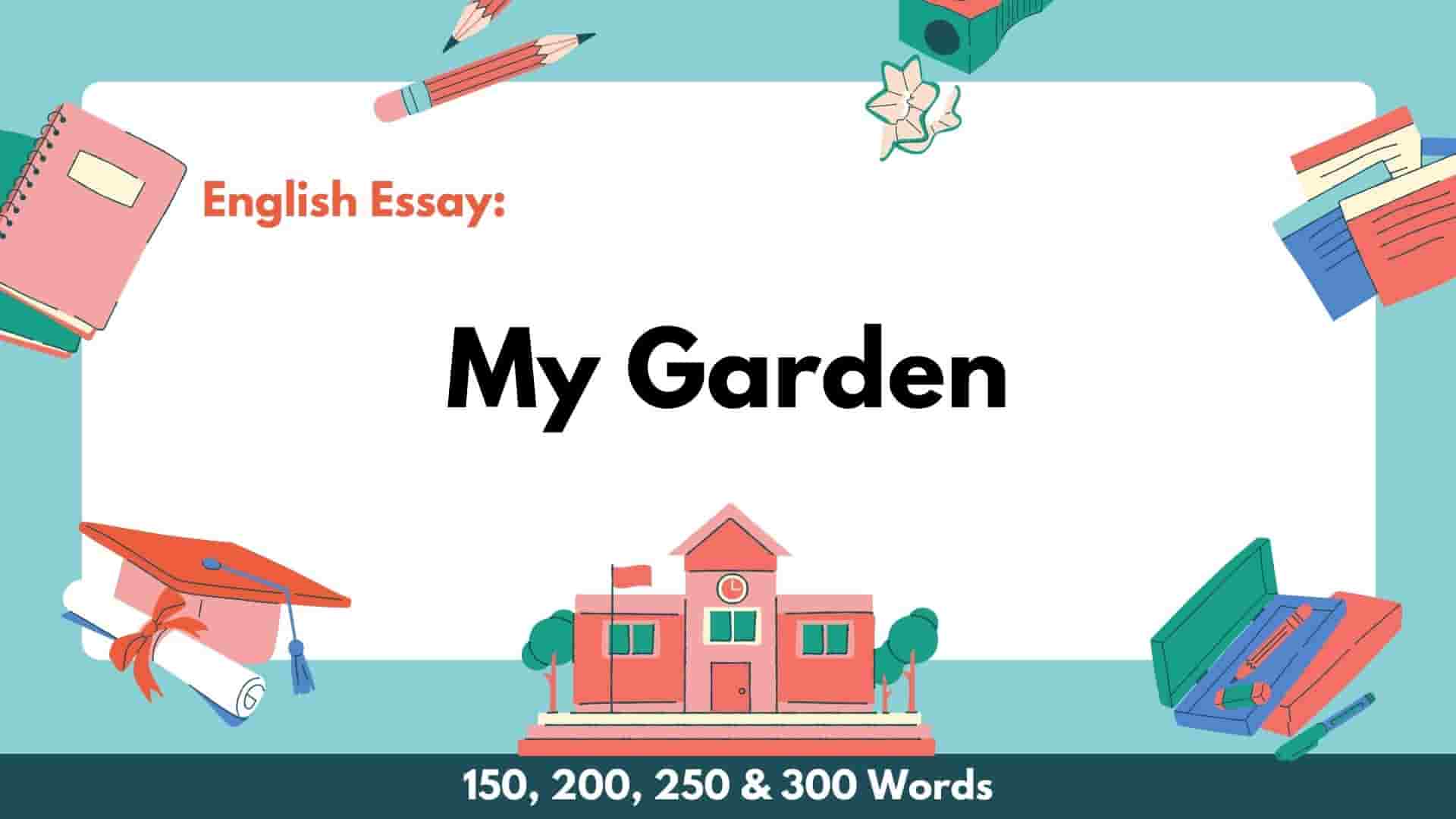 description of a flower garden essay