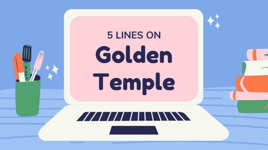 5 Lines on Golden Temple in English