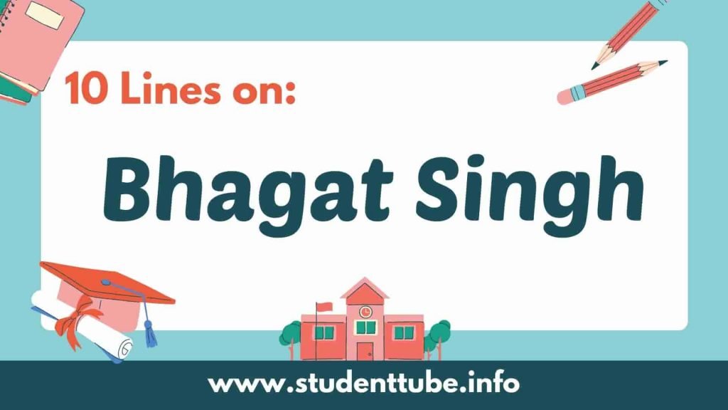 10 lines on Bhagat Singh