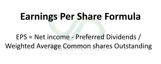Earnings Per Share Formula