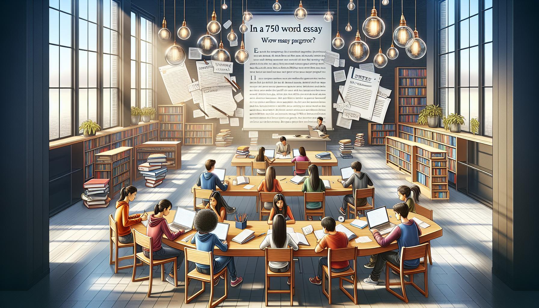 In a 750 Word Essay How Many Words Per Paragraph? Writing Breakdown